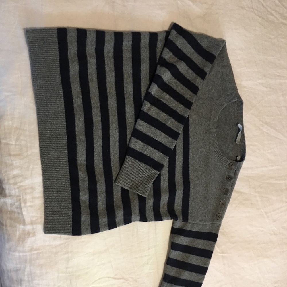 Vince stripe cashmere sweater